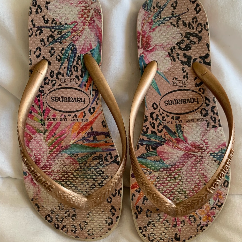 HAVAIANAS Girls Flipflops 🩴 SIZE 3/4, 33/34 - Picture 4 of 6